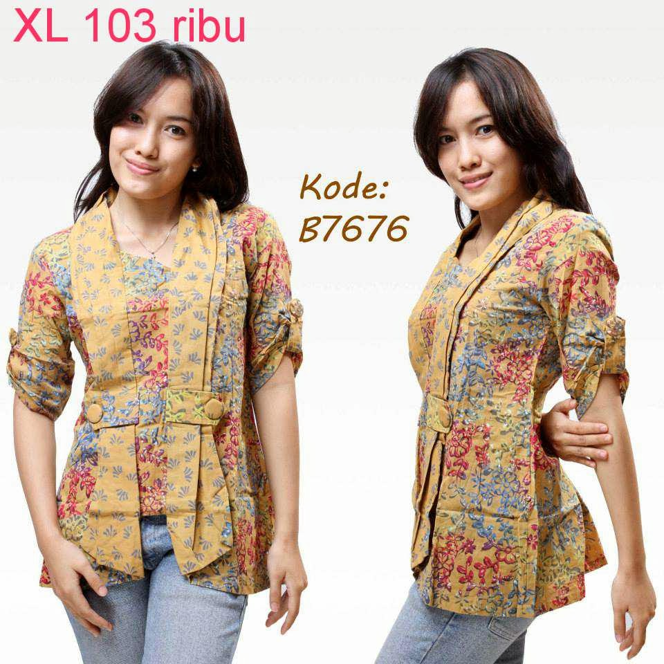 Contoh Model  Baju  Batik  Wanita  Model  Baju  Batik 