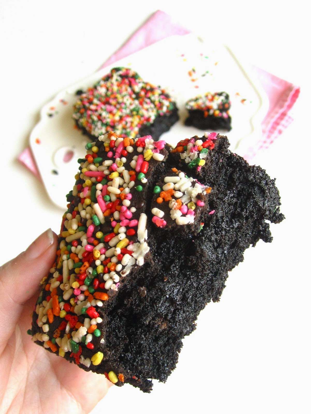 SmallBatch Rainbow Sprinkle Brownies For Two The Lindsay Ann