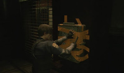 Resident Evil 2, 1 Shot Demo, Panel Board, Yellow Tape