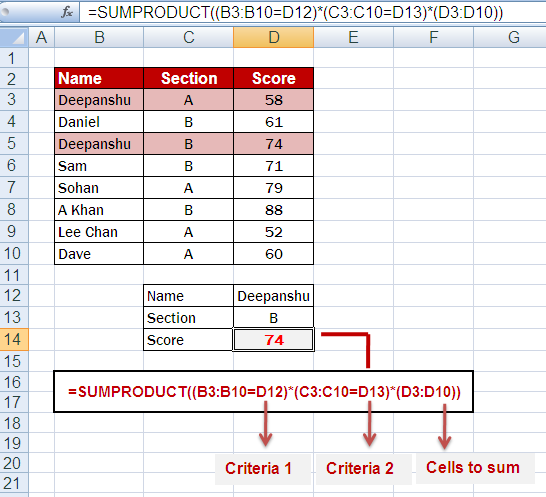 7 Ways to Lookup Multiple Criteria or Conditions in Excel - Mu Galde Koak