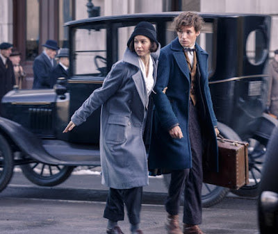 Fantastic Beasts and Where to Find Them starring Eddie Redmayne and Katherine Waterston