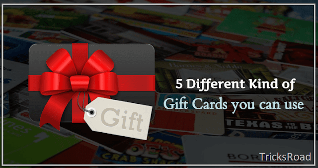 5 Type of Gift Cards You can Use in Business TricksRoad
