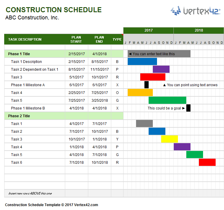 Schedule Chart Maker