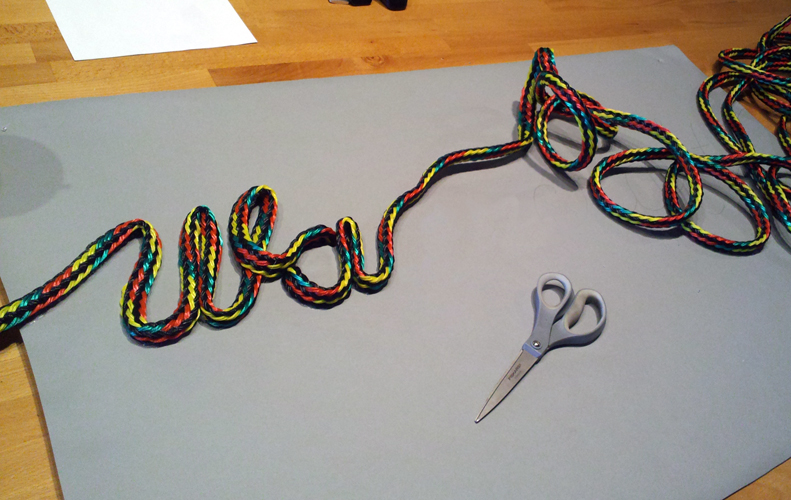 Ryan Bradburn - Design and Creation: Rope Words