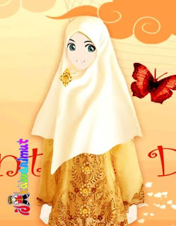  Gambar  Kartun  Muslimah  Cantik RENUNGAN KISAH INSPIRATIF