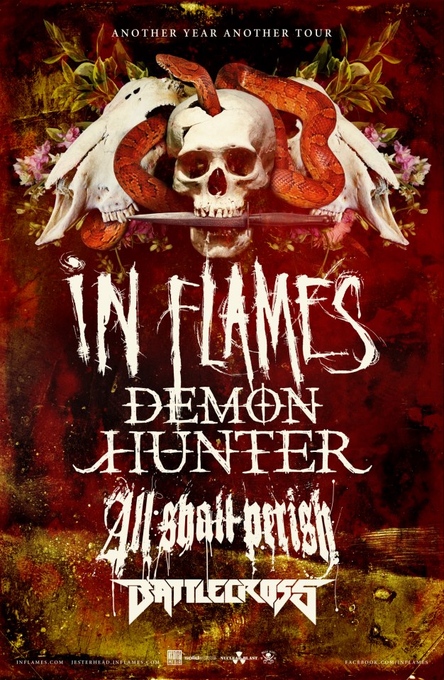 Horns Up Rocks Second Leg Announced For IN FLAMES' Tour With Demon