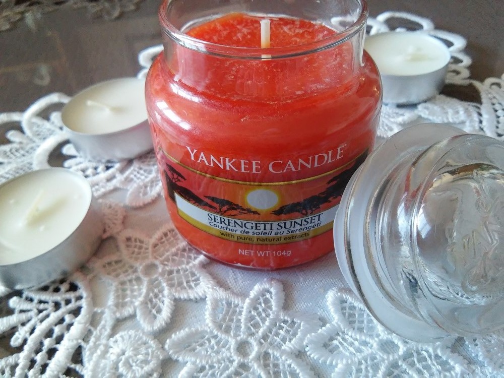 Yankee Candle Serengeti sunset Be Believe In Beauty