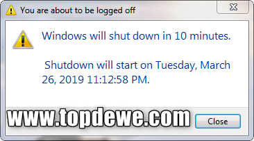 cara auto shutdown komputer atau laptop