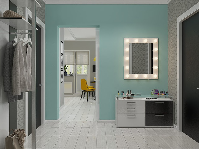 Blog Achados de Decoração. Pequeno apartamento detalhes lindos, turquesa e amarelo Blog Achados de Decoração. Pequeno apartamento detalhes lindos, turquesa e amarelo