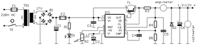 1.3V DC to 12.2V DC Regulator Power Supply