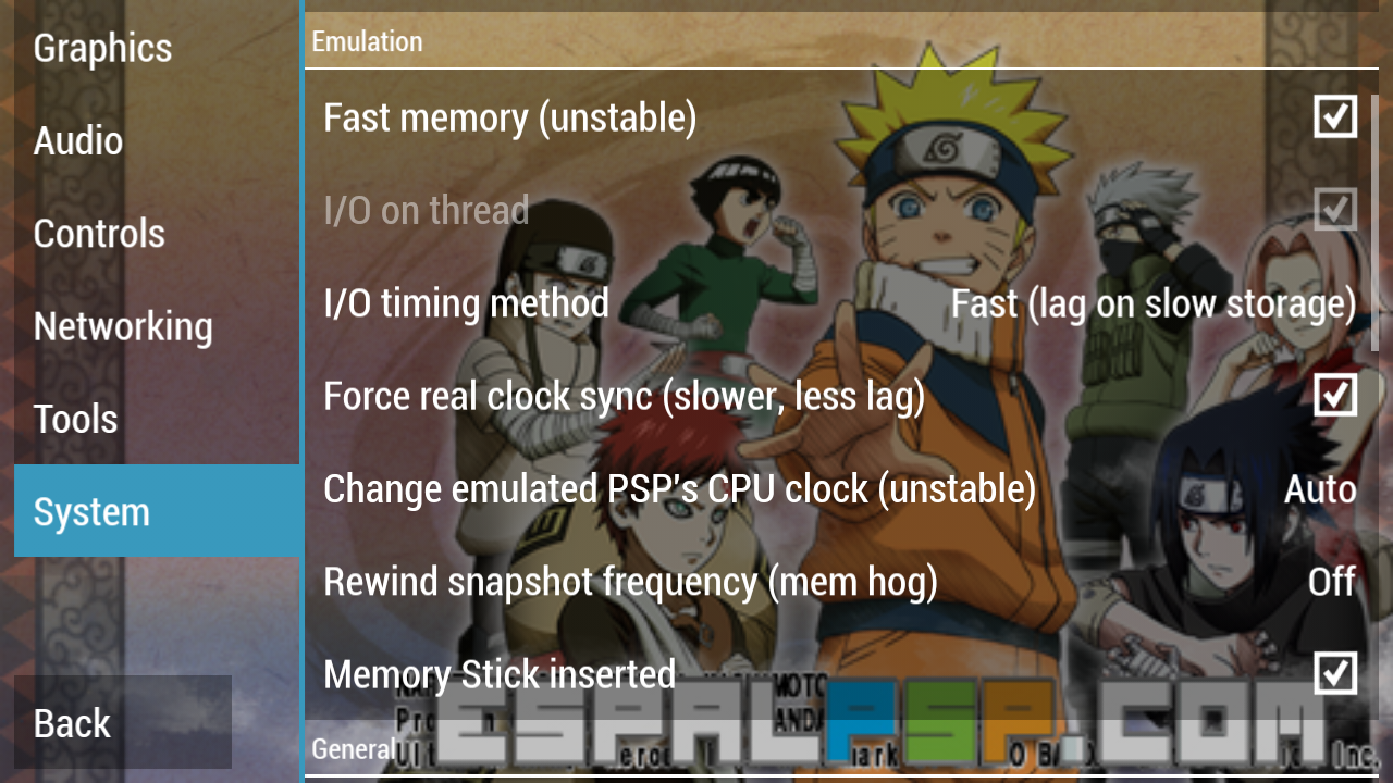 The Best PPSSPP Game Setting Of Naruto Ultimate Ninja Heroes Free
