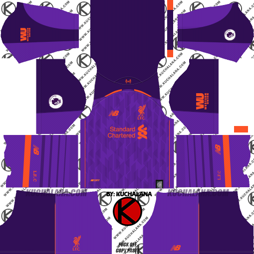 Baju liverpool dream league top soccer 2019