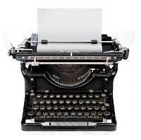 Old style typewriter