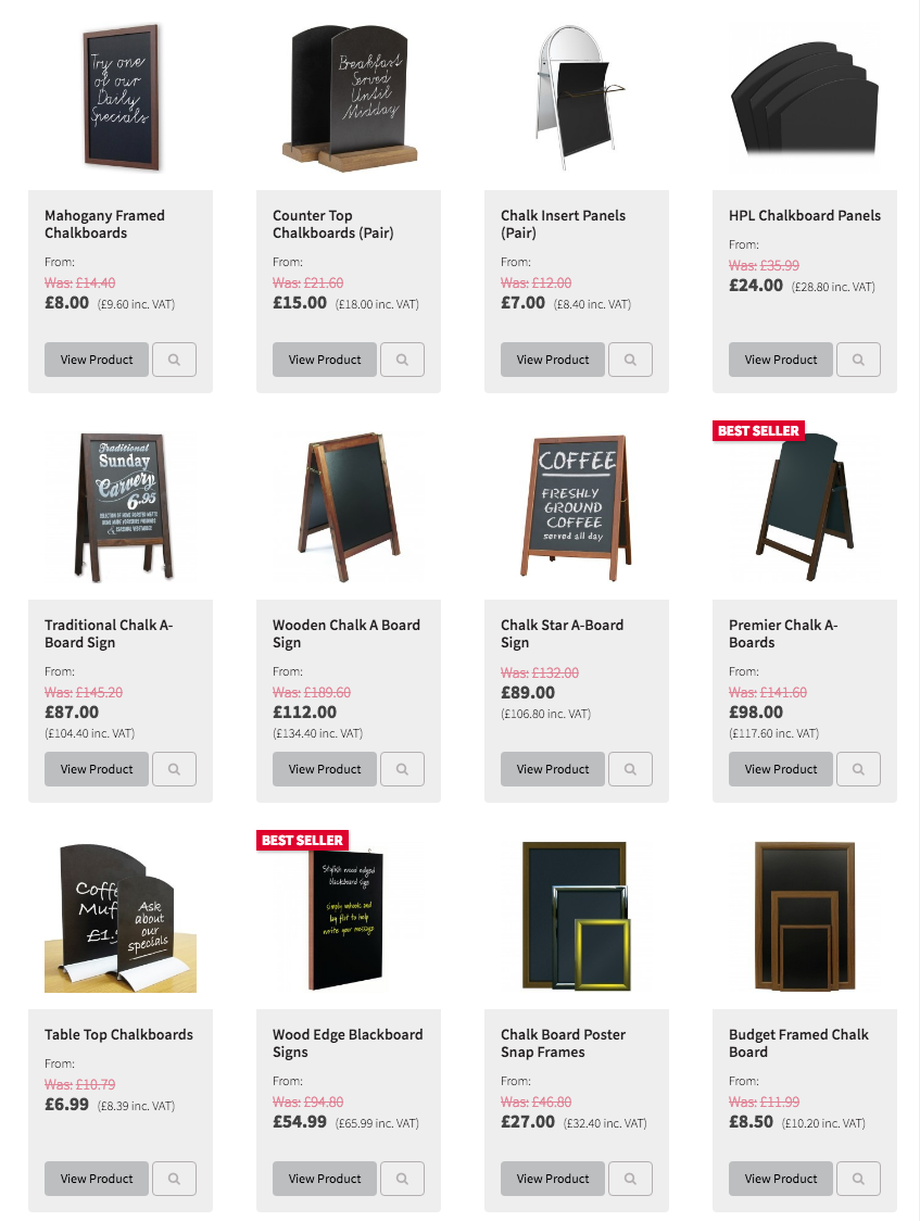 The Advantages of Chalkboard Signs