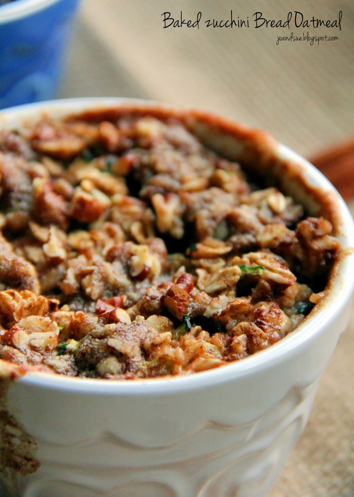 Jo and Sue Baked Zucchini Bread Oatmeal and Baked Chocolate Zucchini