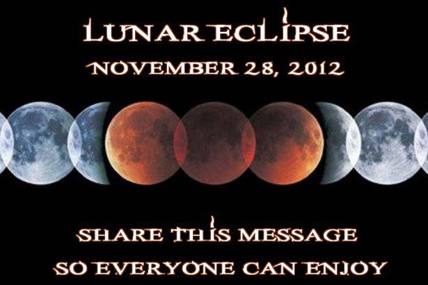 A penumbral lunar eclipse will take place tonight, November 28, 2012