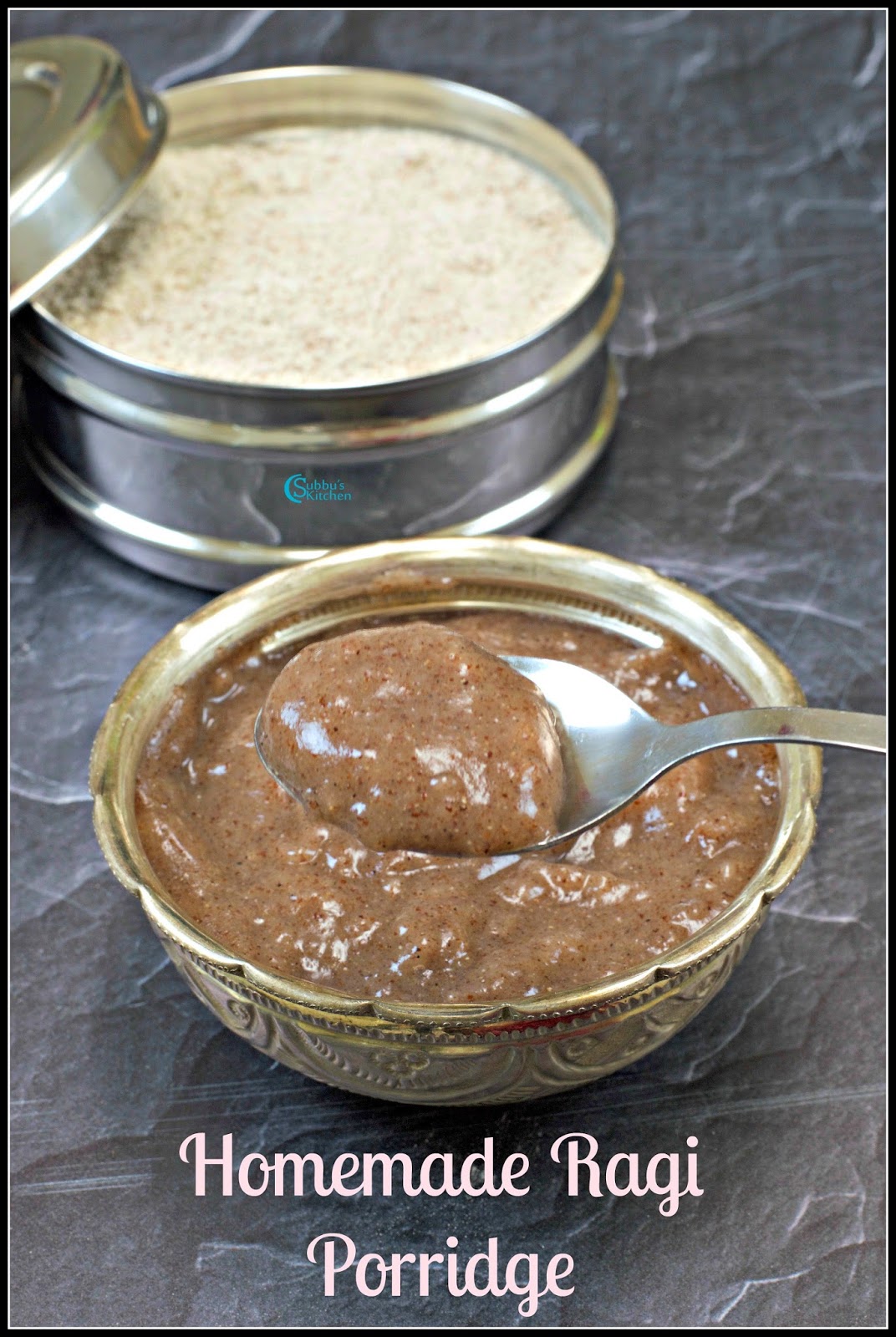 Homemade Sprouted Ragi Powder Recipe Ragi Porridge for Babies