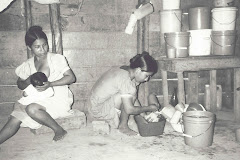 Sisters in the kitchen