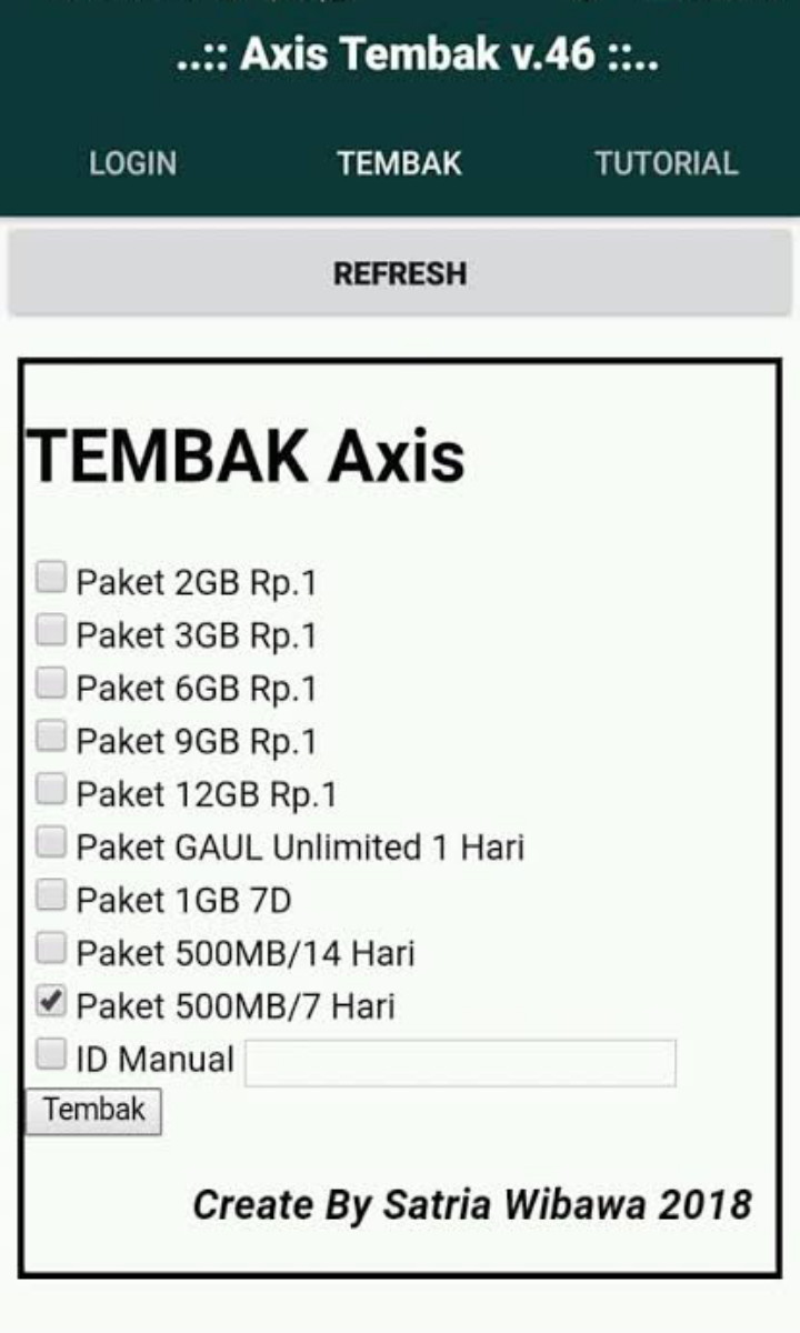 Aplikasi Tembak Paket Kuota Axis Rp 1 Dan Axis Play Terbaru Maret 2021