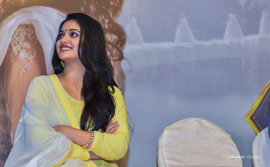 Keerthy Suresh at Nadigaiyar Thilagam press meet
