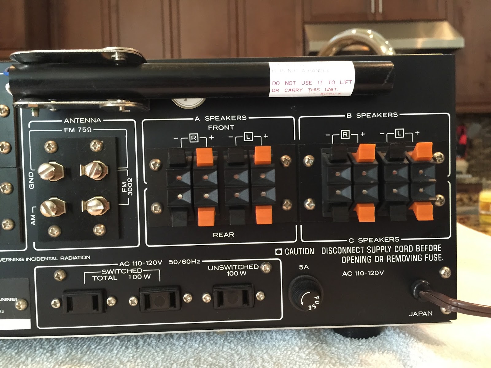 Kenwood KR6140A quad (quadraphonic) receiver w/ wired remote and all