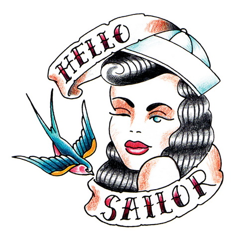 Sailor Jerry Anchor water Tattoo | Tattoo Lawas