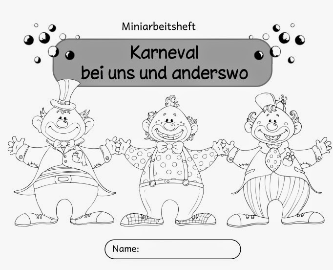 Ideenreise: Kartei und Arbeitsheft "Karneval/Fasching bei uns und anderswo"