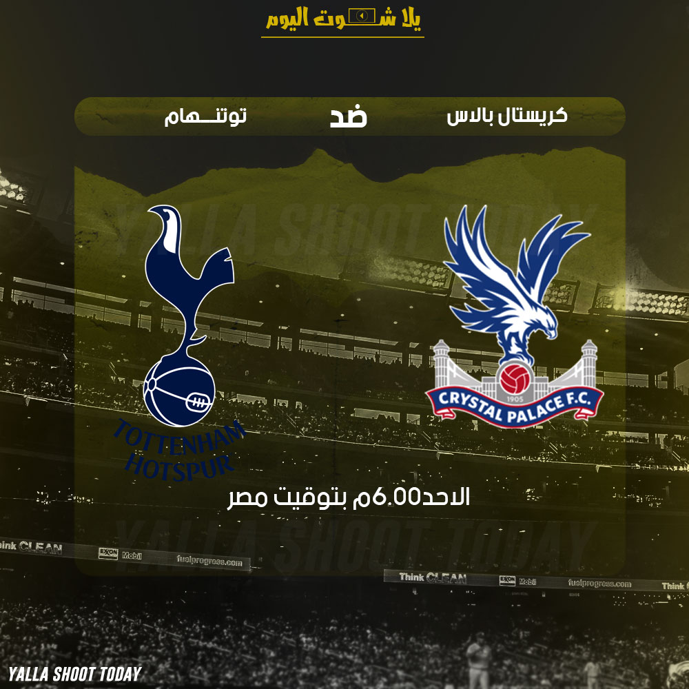 مشاهدة مباراة توتنهام وكريستال بالاس بث مباشر 27-1 كأس الإتحاد الإنجليزي 2019