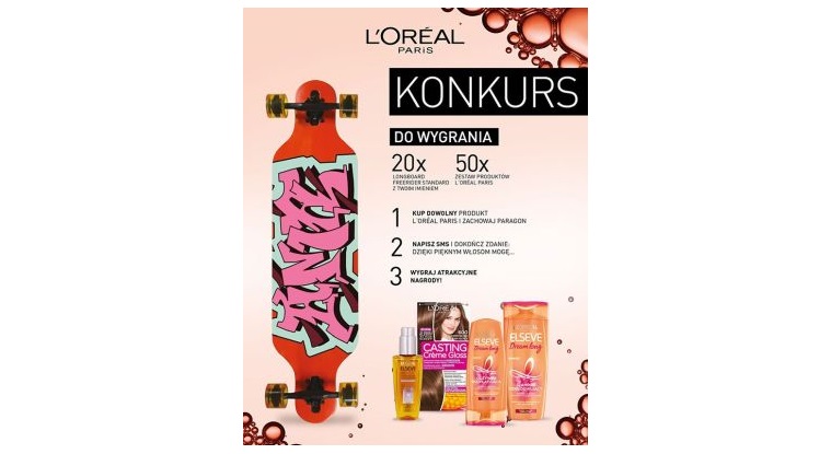 Wygraj longboard Freerider Standard z twoim imieniem Konkurs