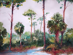 florida watercolor paintings island landscape honeymoon gunderson keith posted