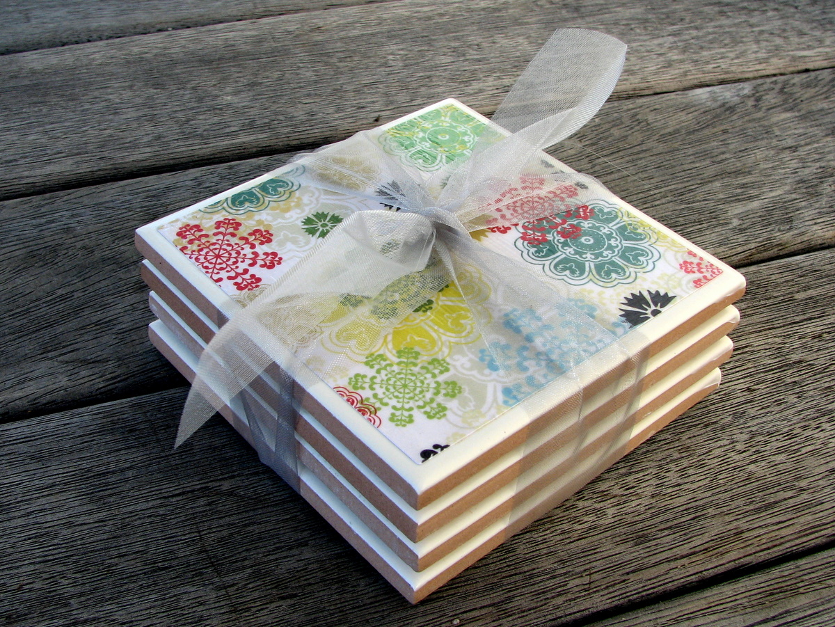 Artfull Crafts Sunday Scrapping Make Your Own Designer Coasters!