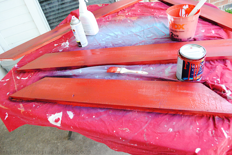 How to Achieve a Chippy LayeredPaint Finish on Wood Pieces i should