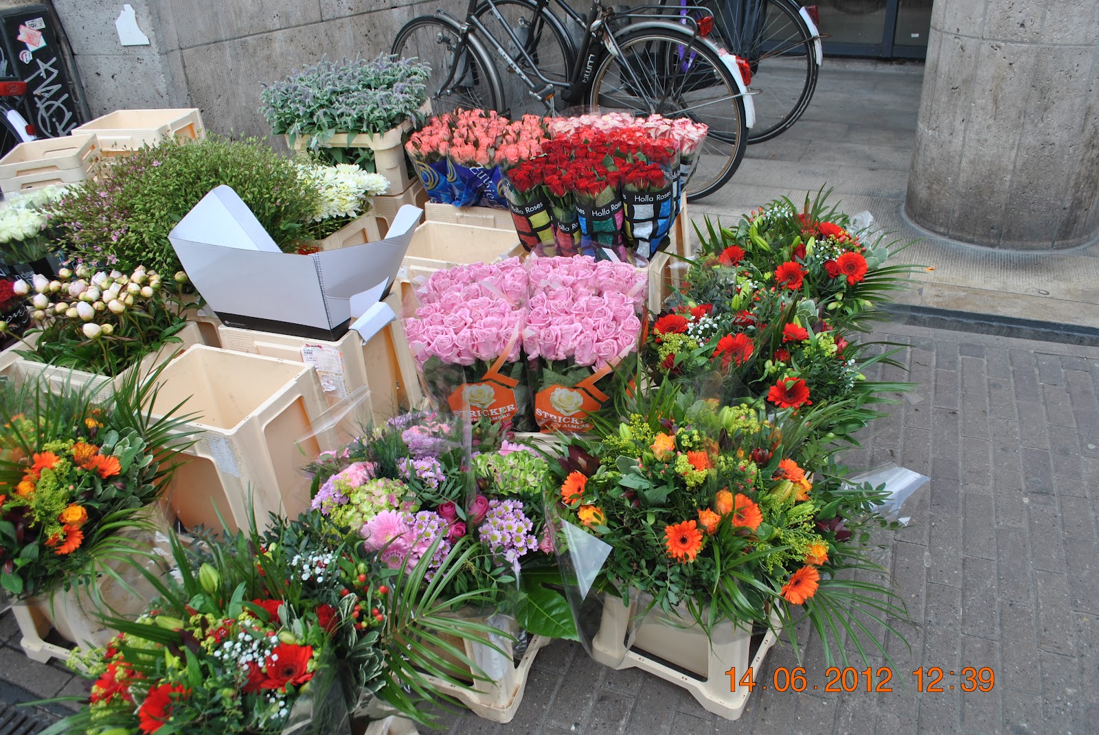 De peste tot si de nicaieri Piata de flori, Amsterdam