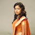 Amala Paul Hot Navel Show Photos In Orange Saree