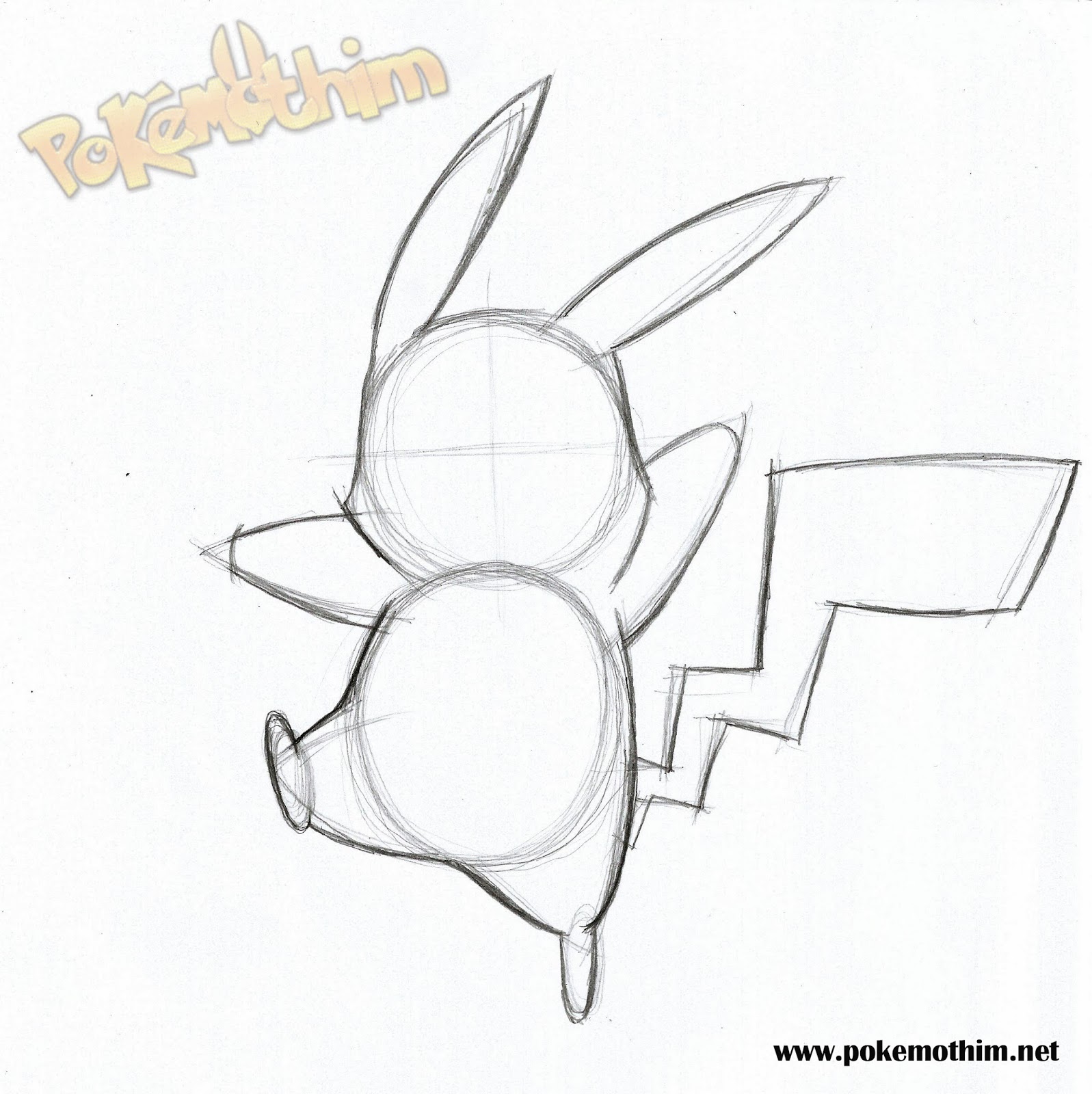 Tutorial de Desenho: PIKACHU - Pokémothim