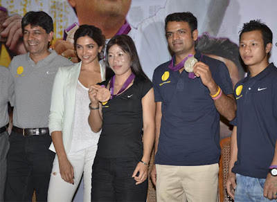 Deepika with olympic medal winners