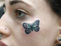 Black Butterfly Tattoo Small
