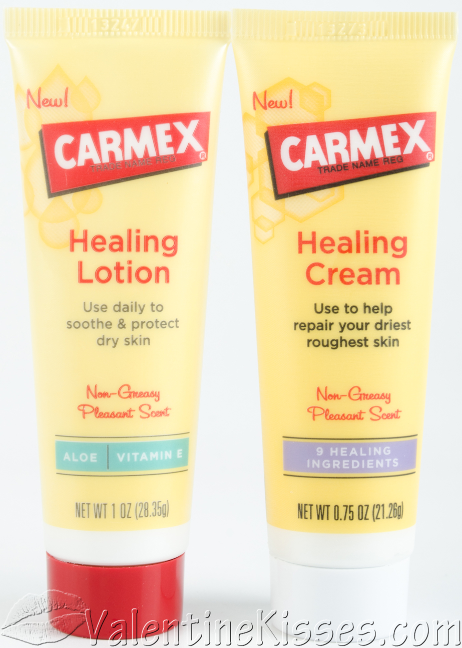 Valentine Kisses Carmex Healing Lotion, Healing Cream