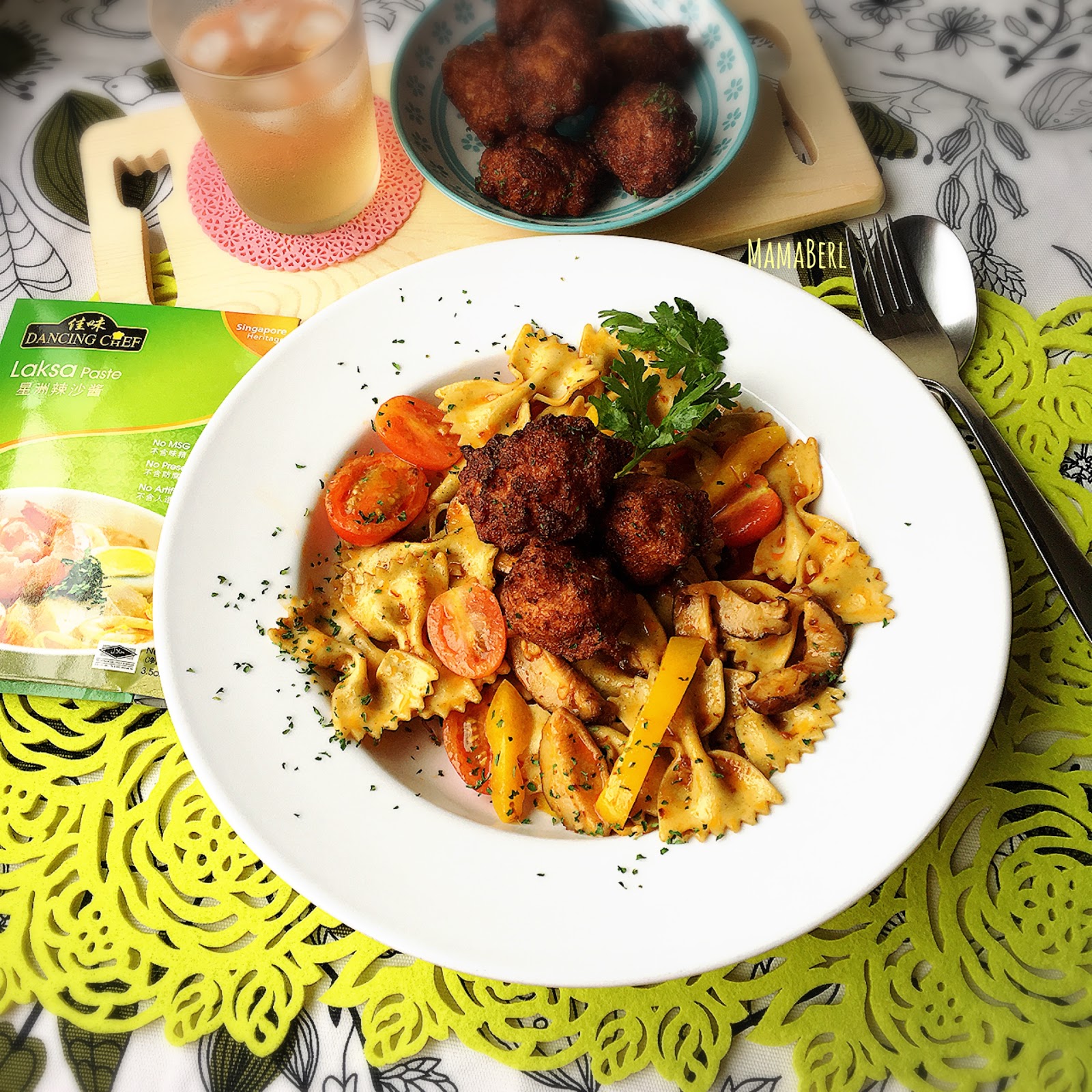 Recipe • Laksa Meatballs with Laksa Pasta (part 2)