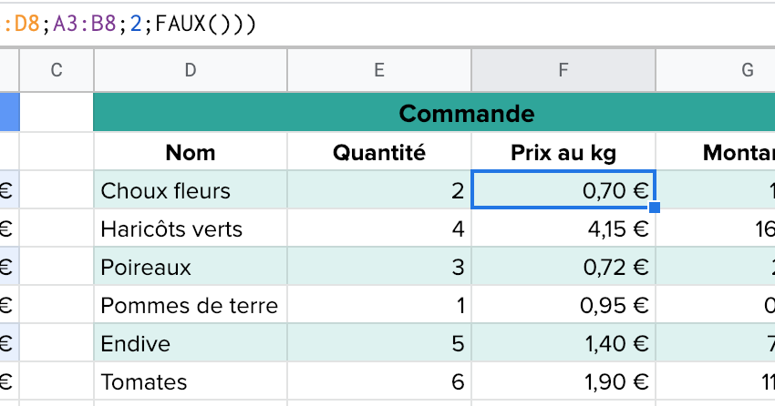 Erreur D Analyse De Formule Google Sheet Comment utiliser la fonction RECHERCHEV sans erreur dans Google Sheets