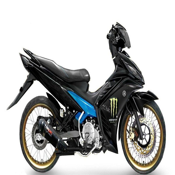 Foto gambar modifikasi yamaha jupiter mx 135 150 king 5 speed new velg