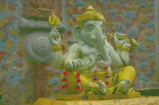 Hindo God Ganesh is celebrated in the village of Ban Khiri Wong.