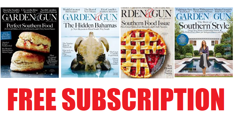 Free One Year Subscription To Garden Gun Magazine Heavenly Steals