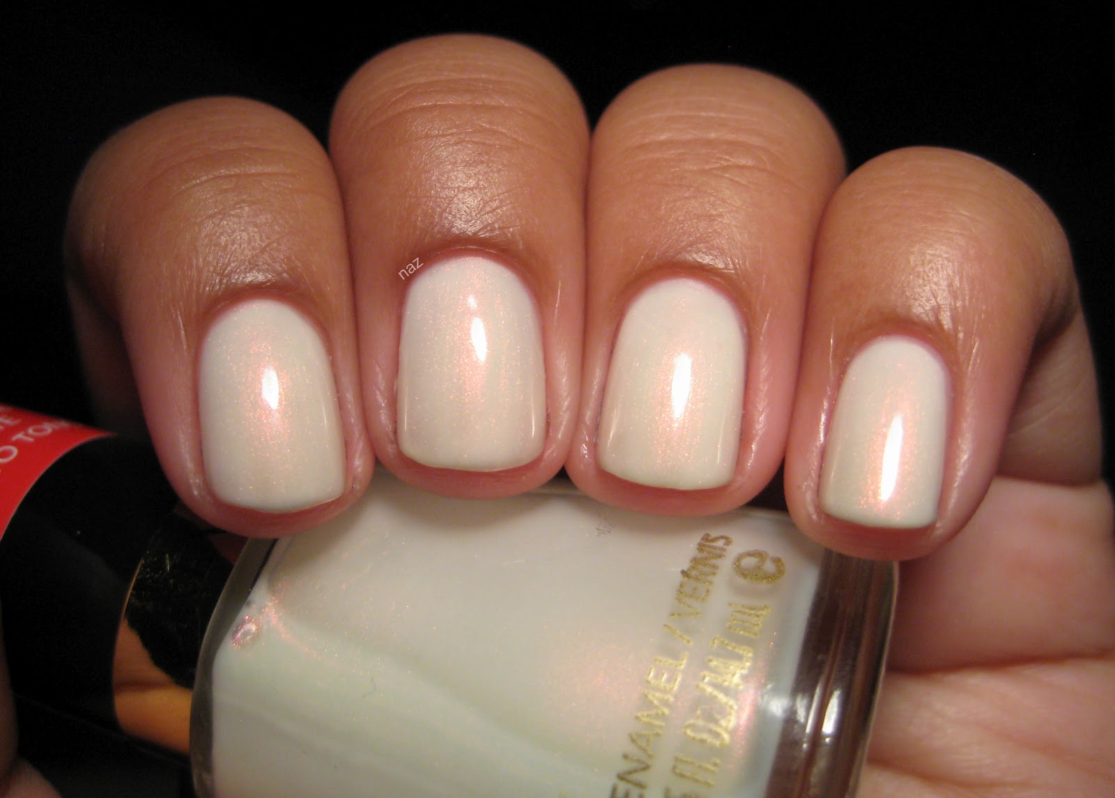 Naz's Nails Revlon Runway Pearl
