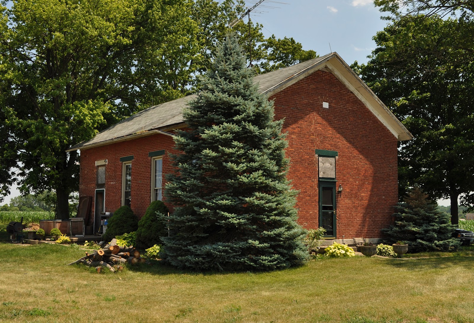 OHIO ONE ROOM SCHOOLHOUSES/MIAMI COUNTY FAIRVIEW SCHOOL/MIAMI COUNTY