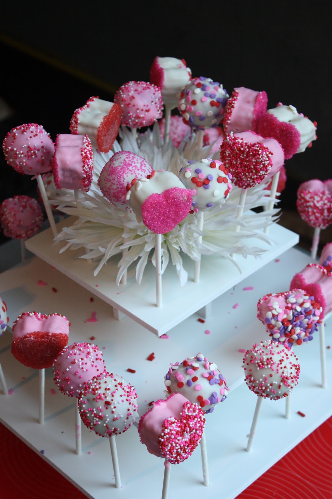 Chocolate Therapy: Valentine&amp;#39;s Day Cake Pops