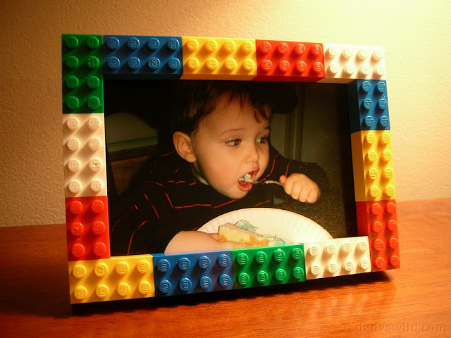 Cornice con il Riciclo Creativo Mattoncini Lego