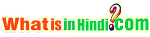 What is in Hindi