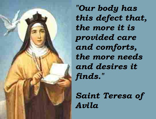 Ascending Mount Carmel: St. Teresa of Avila's Quotes