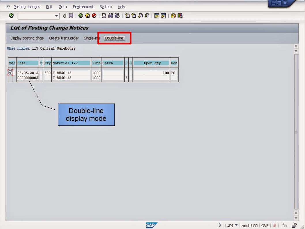 青蛙SAP分享 Froggy's SAP sharing WMS Transfers Unrestricted to Block